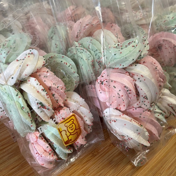 Kerstschuim kransjes