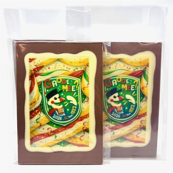 Oeteldonk wenskaart chocolade